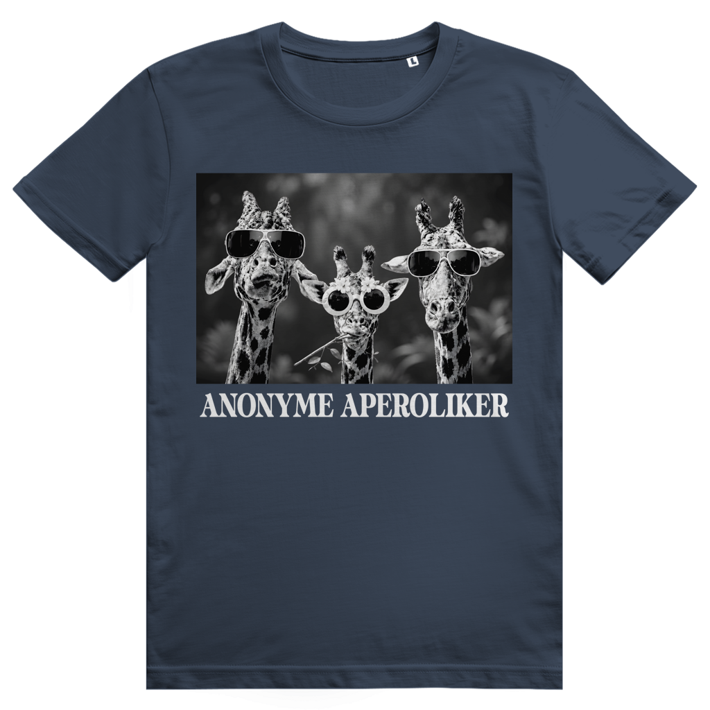 Anonyme Aperoliker - Aperol Spritz Giraffen Meme - Premium Bio Unisex T-Shirt