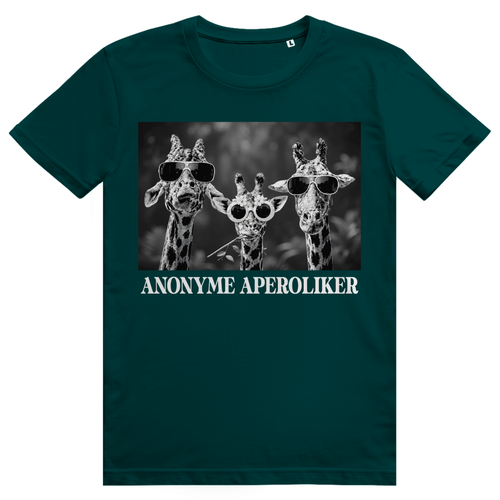 Anonyme Aperoliker - Aperol Spritz Giraffen Meme - Premium Bio Unisex T-Shirt