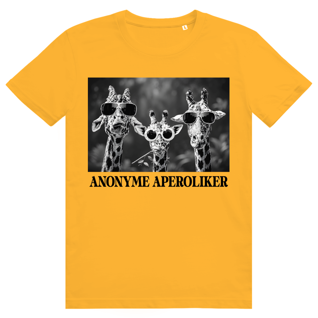 Anonyme Aperoliker - Aperol Spritz Giraffen Meme - Premium Bio Unisex T-Shirt