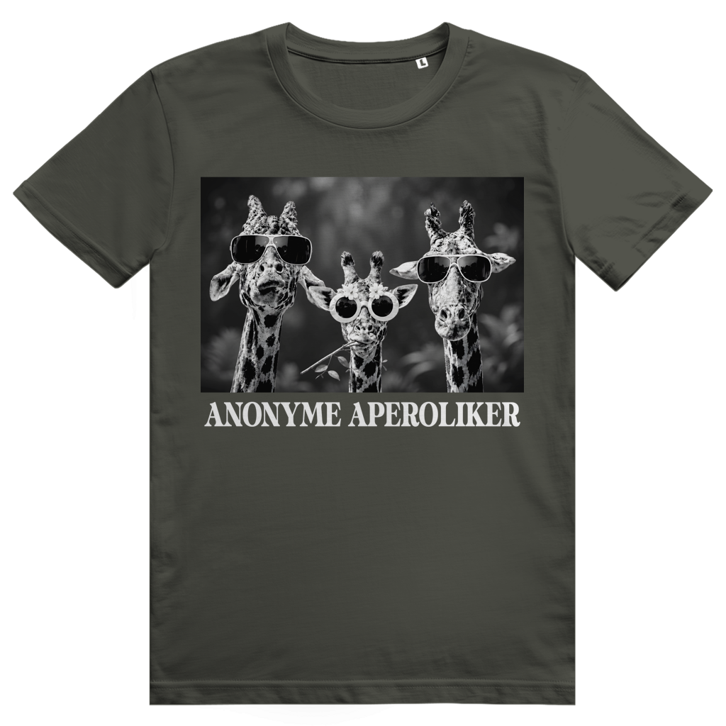 Anonyme Aperoliker - Aperol Spritz Giraffen Meme - Premium Bio Unisex T-Shirt