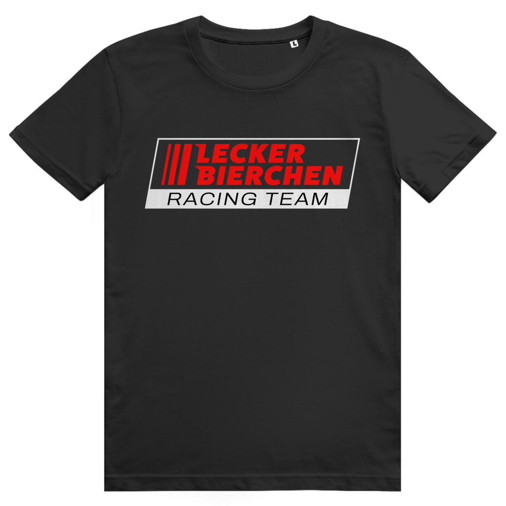Lecker Bierchen Racing Team - Lustiges Bier Racing Logo - Premium Bio Unisex T-Shirt