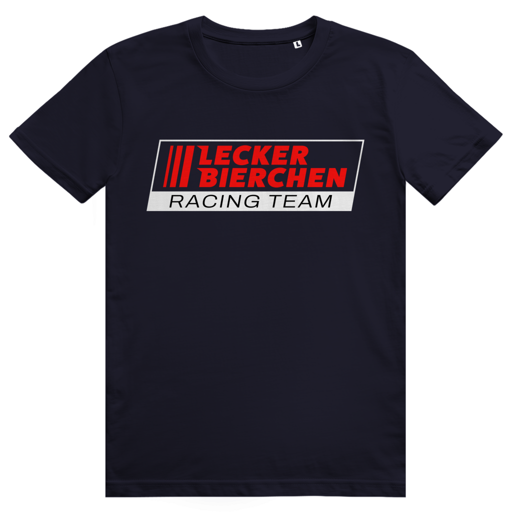 Lecker Bierchen Racing Team - Lustiges Bier Racing Logo - Premium Bio Unisex T-Shirt