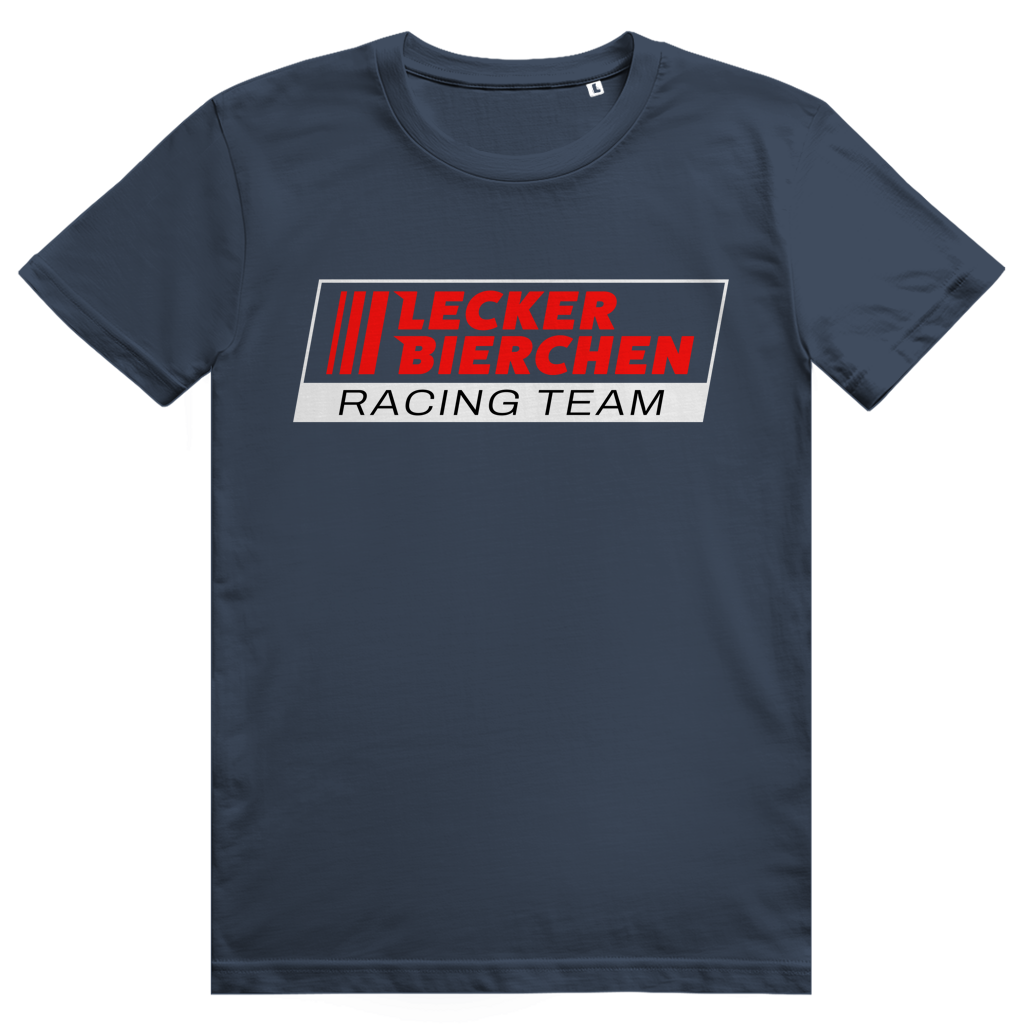 Lecker Bierchen Racing Team - Lustiges Bier Racing Logo - Premium Bio Unisex T-Shirt