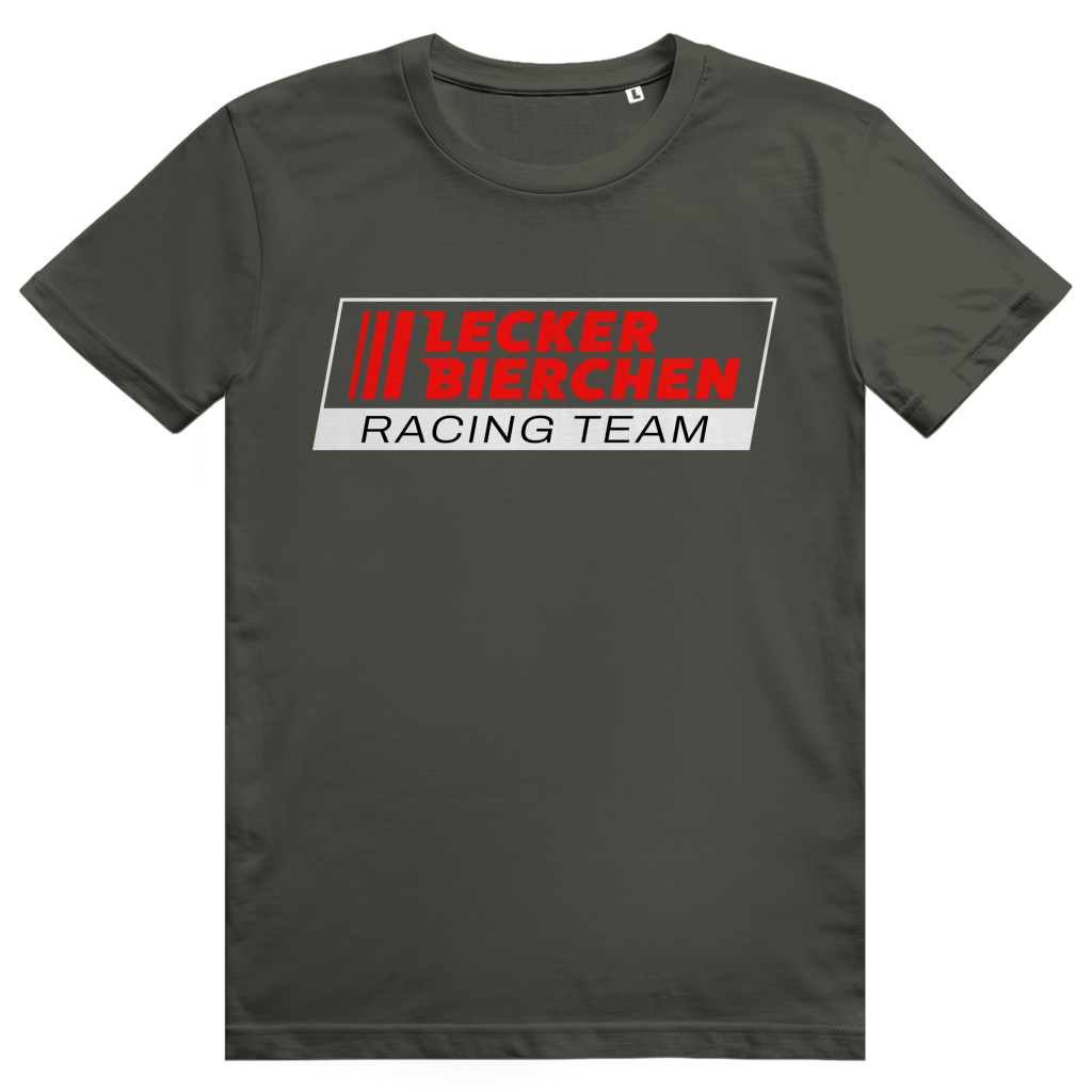 Lecker Bierchen Racing Team - Lustiges Bier Racing Logo - Premium Bio Unisex T-Shirt