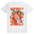 Holy Aperoly - Aperol Spritz Papst Meme - Premium Bio Unisex (Rückendruck) T-Shirt