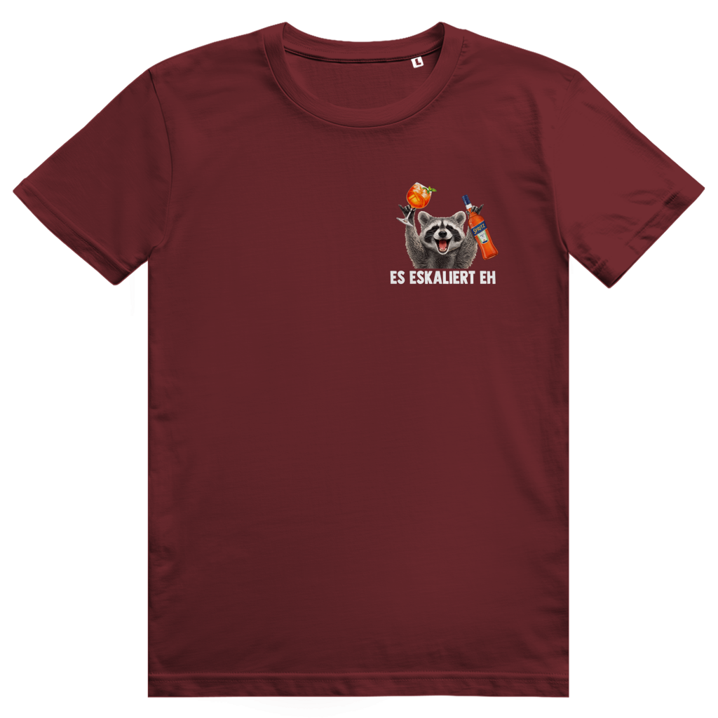 Es eskaliert eh - Aperol Spritz Pedro Pocket Print - Premium Bio Unisex T-Shirt