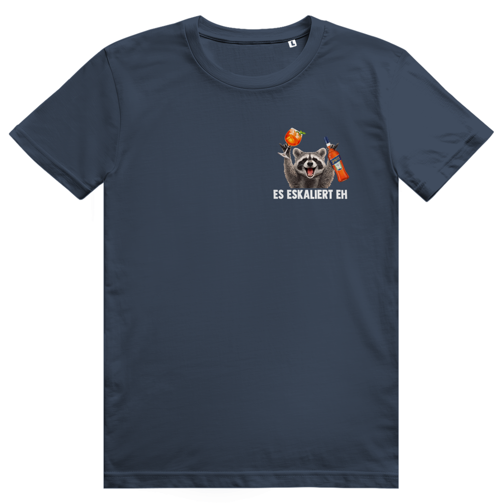 Es eskaliert eh - Aperol Spritz Pedro Pocket Print - Premium Bio Unisex T-Shirt