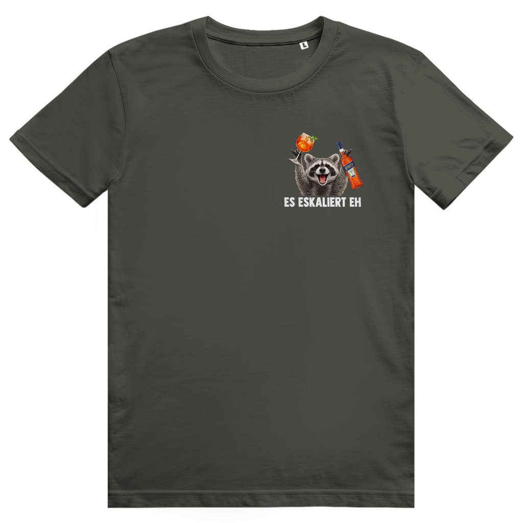 Es eskaliert eh - Aperol Spritz Pedro Pocket Print - Premium Bio Unisex T-Shirt