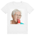 Just Lick It - Lustiges Oma leckt Eis Meme Statement Klassik - Premium Bio Unisex T-Shirt
