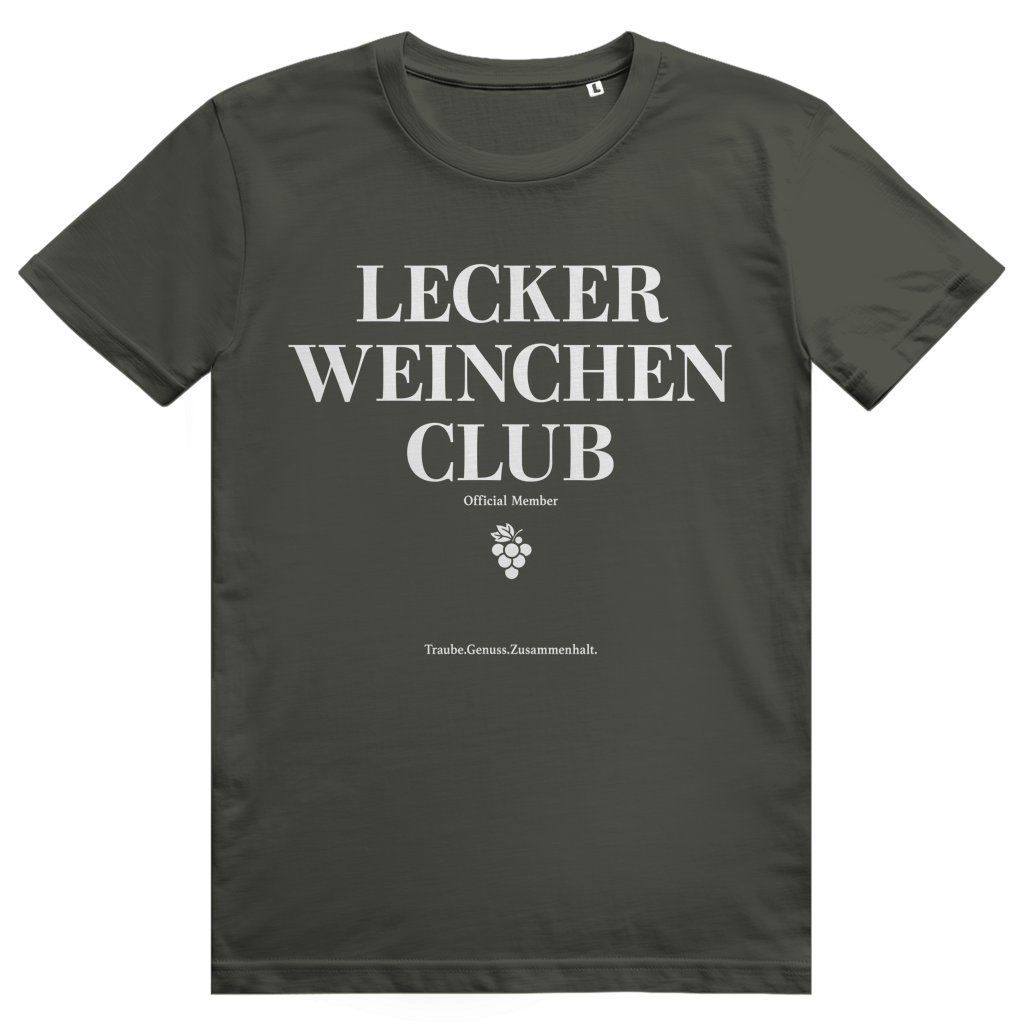 Lecker Weinchen Club Member - Lustige Weinliebhaber - Premium Bio Unisex T-Shirt