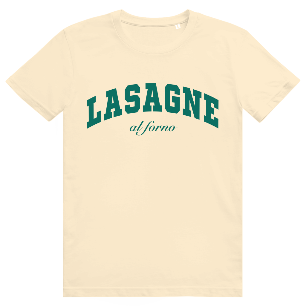 Lasagne al Forno - Italienisches Dolce Vita Statement - Premium Bio Unisex T-Shirt