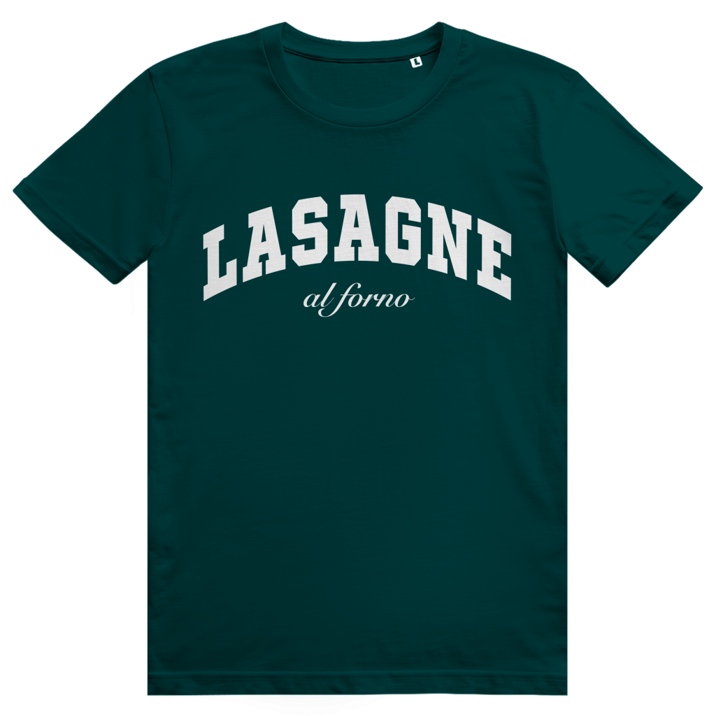 Lasagne al Forno - Italienisches Dolce Vita Statement - Premium Bio Unisex T-Shirt