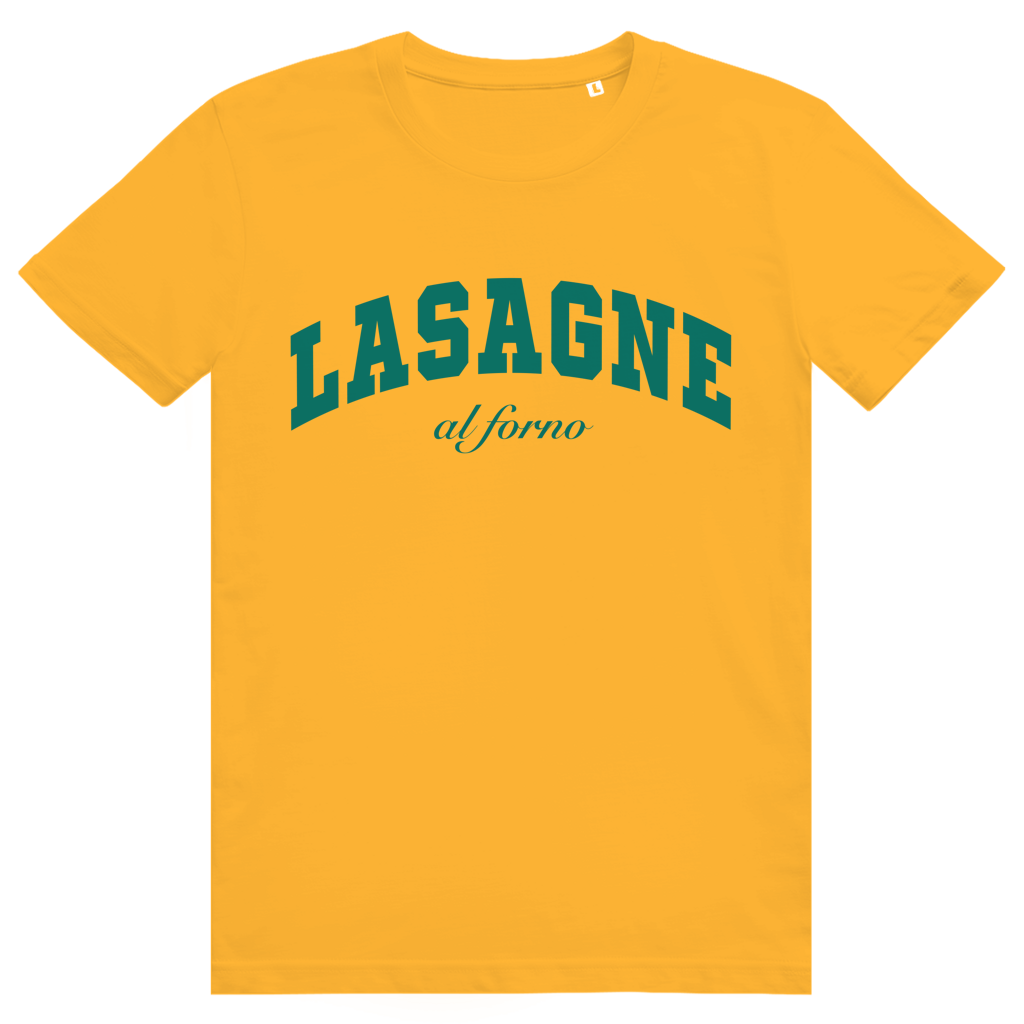 Lasagne al Forno - Italienisches Dolce Vita Statement - Premium Bio Unisex T-Shirt