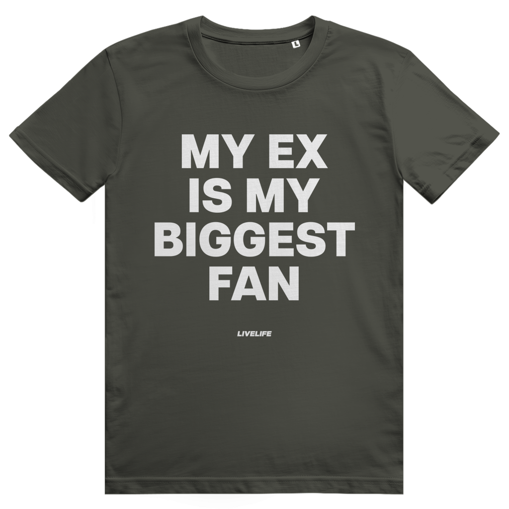 My Ex Is My Biggest Fan - Freches Love Statement - Premium Bio Unisex T-Shirt