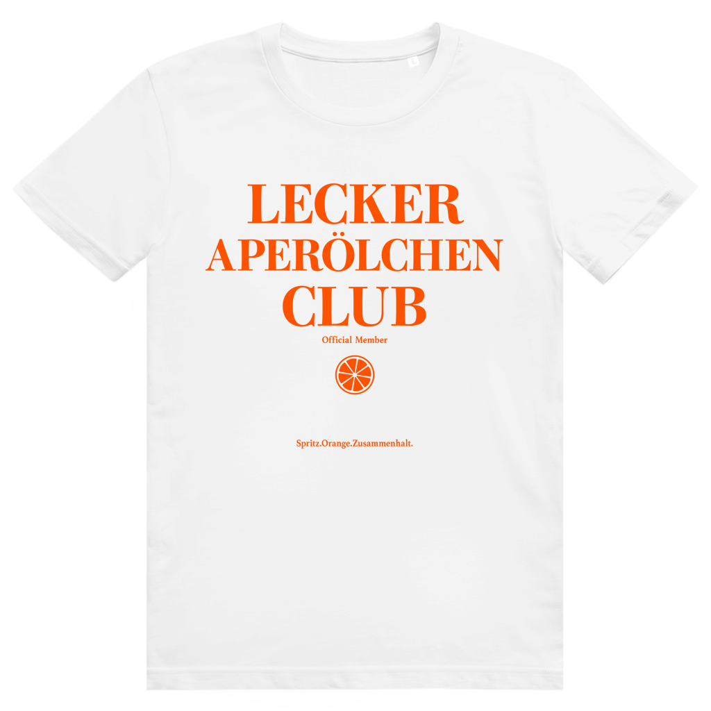 Lecker Aperölchen Club - Aperol Spritz Verein- Premium Bio Unisex T-Shirt