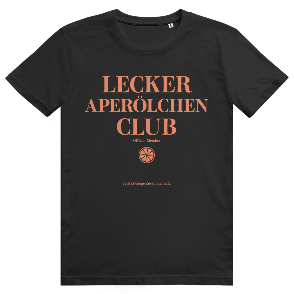 Lecker Aperölchen Club - Aperol Spritz Verein- Premium Bio Unisex T-Shirt