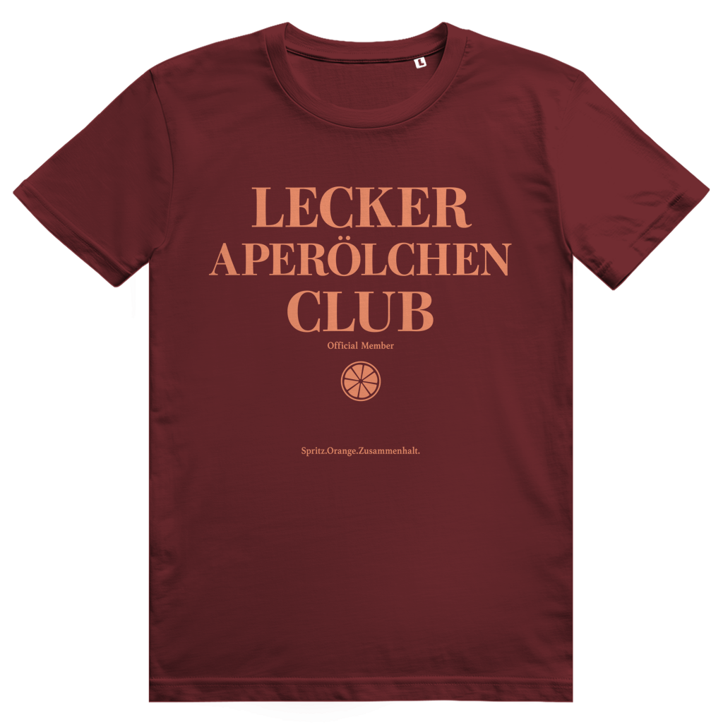 Lecker Aperölchen Club - Aperol Spritz Verein- Premium Bio Unisex T-Shirt