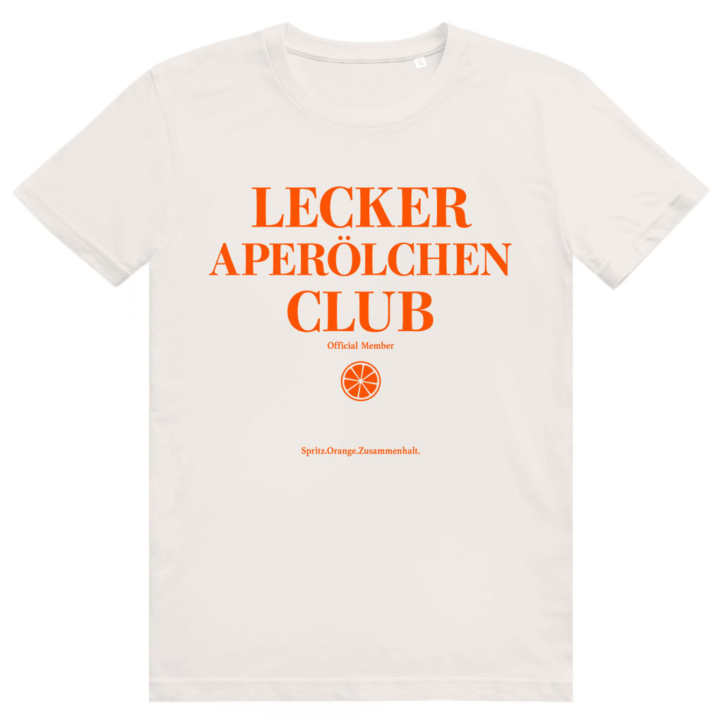 Lecker Aperölchen Club - Aperol Spritz Verein- Premium Bio Unisex T-Shirt