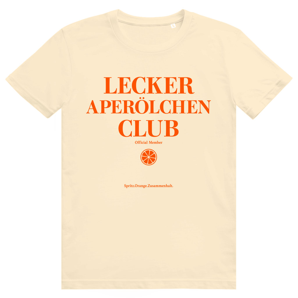 Lecker Aperölchen Club - Aperol Spritz Verein- Premium Bio Unisex T-Shirt