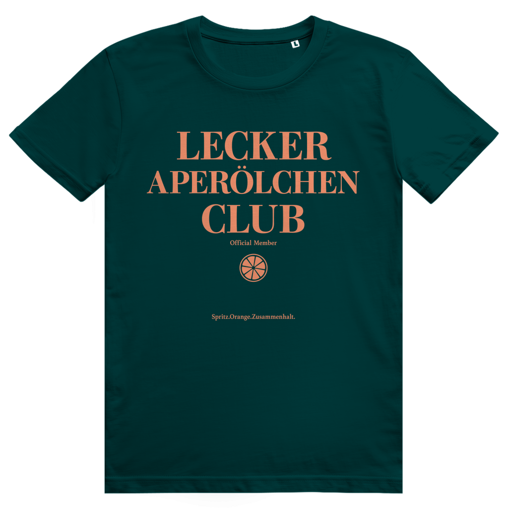 Lecker Aperölchen Club - Aperol Spritz Verein- Premium Bio Unisex T-Shirt