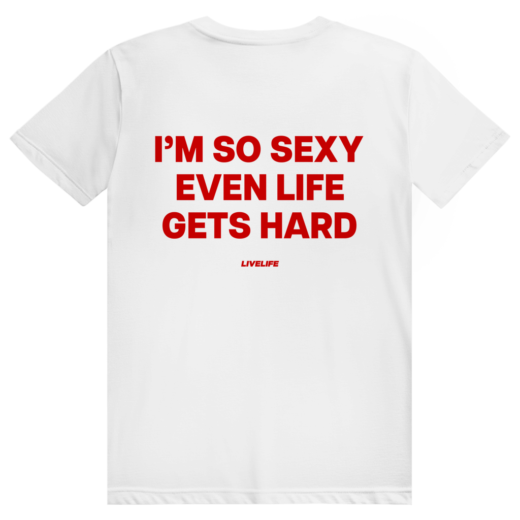 Im So Sexy - Selbstbewusstes Love Statement - Premium Bio Unisex (Rückendruck) T-Shirt