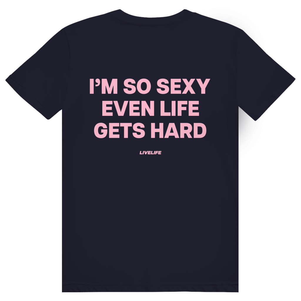 Im So Sexy - Selbstbewusstes Love Statement - Premium Bio Unisex (Rückendruck) T-Shirt