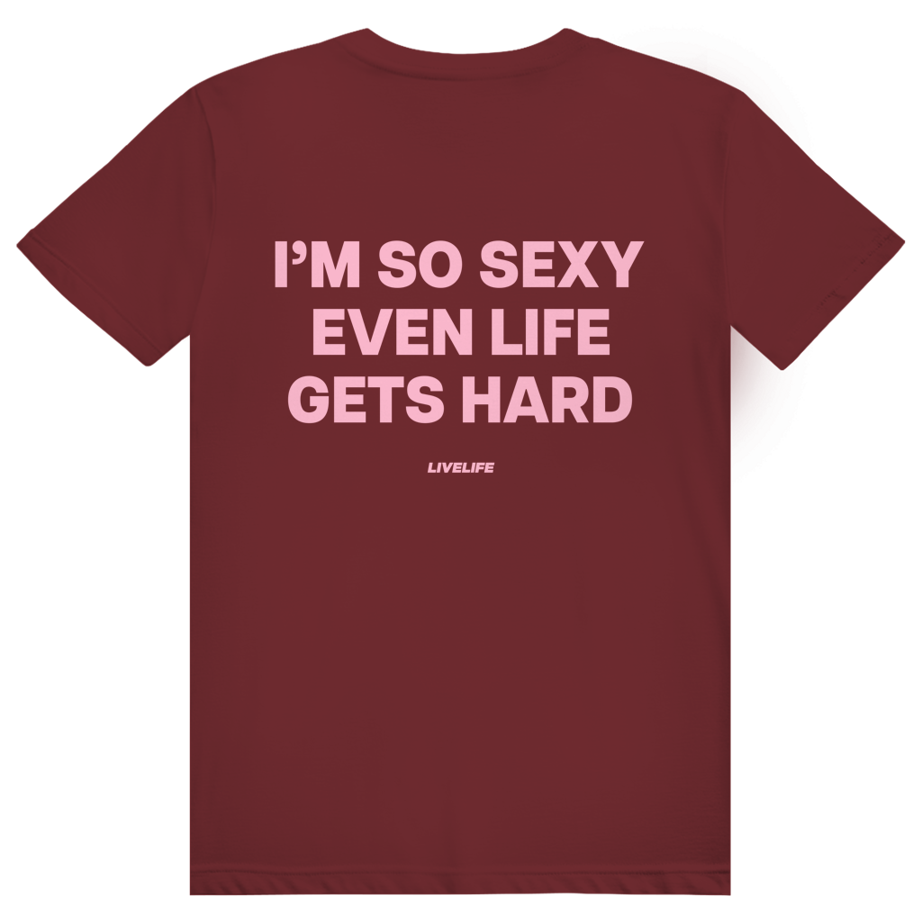 Im So Sexy - Selbstbewusstes Love Statement - Premium Bio Unisex (Rückendruck) T-Shirt