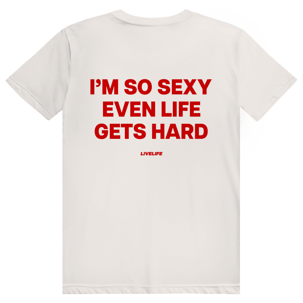 Im So Sexy - Selbstbewusstes Love Statement - Premium Bio Unisex (Rückendruck) T-Shirt