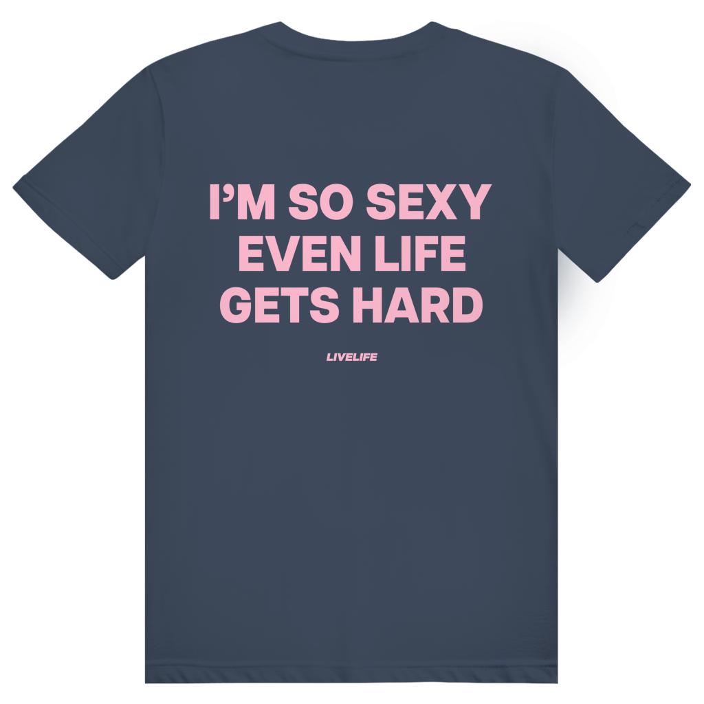 Im So Sexy - Selbstbewusstes Love Statement - Premium Bio Unisex (Rückendruck) T-Shirt