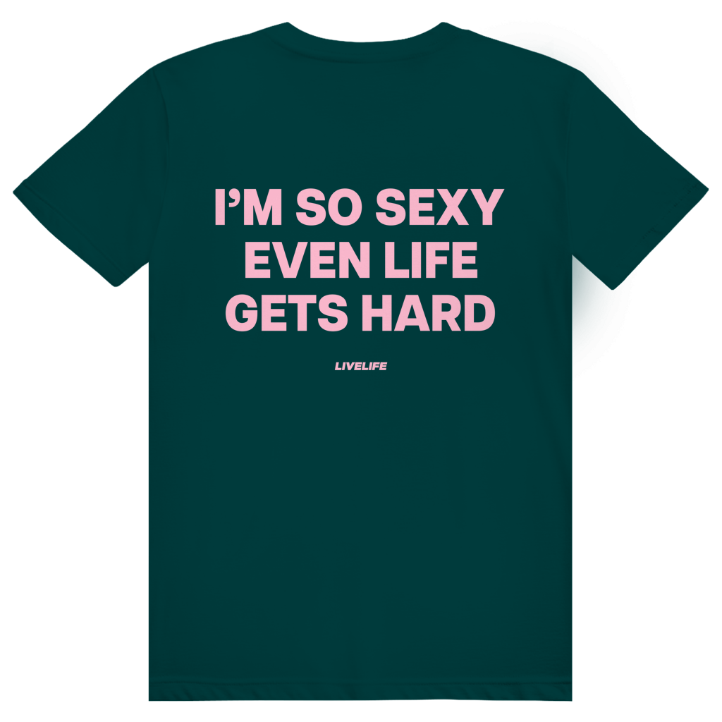 Im So Sexy - Selbstbewusstes Love Statement - Premium Bio Unisex (Rückendruck) T-Shirt