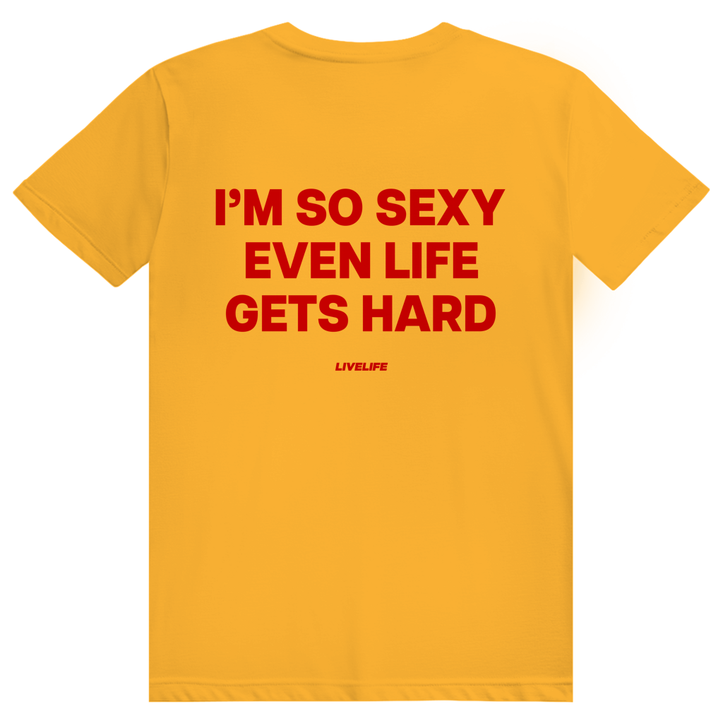 Im So Sexy - Selbstbewusstes Love Statement - Premium Bio Unisex (Rückendruck) T-Shirt