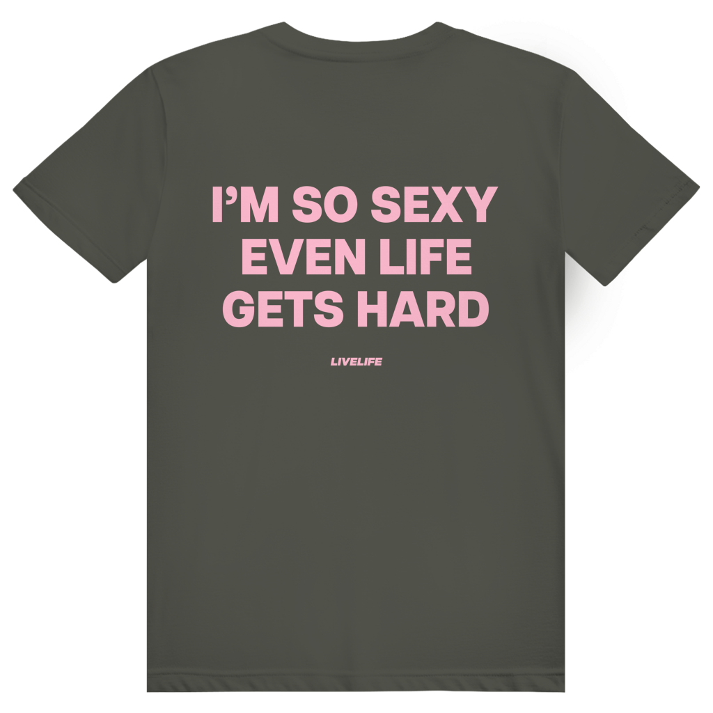 Im So Sexy - Selbstbewusstes Love Statement - Premium Bio Unisex (Rückendruck) T-Shirt