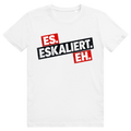 Es eskaliert eh - Frecher Bier Print - Premium Bio Unisex T-Shirt