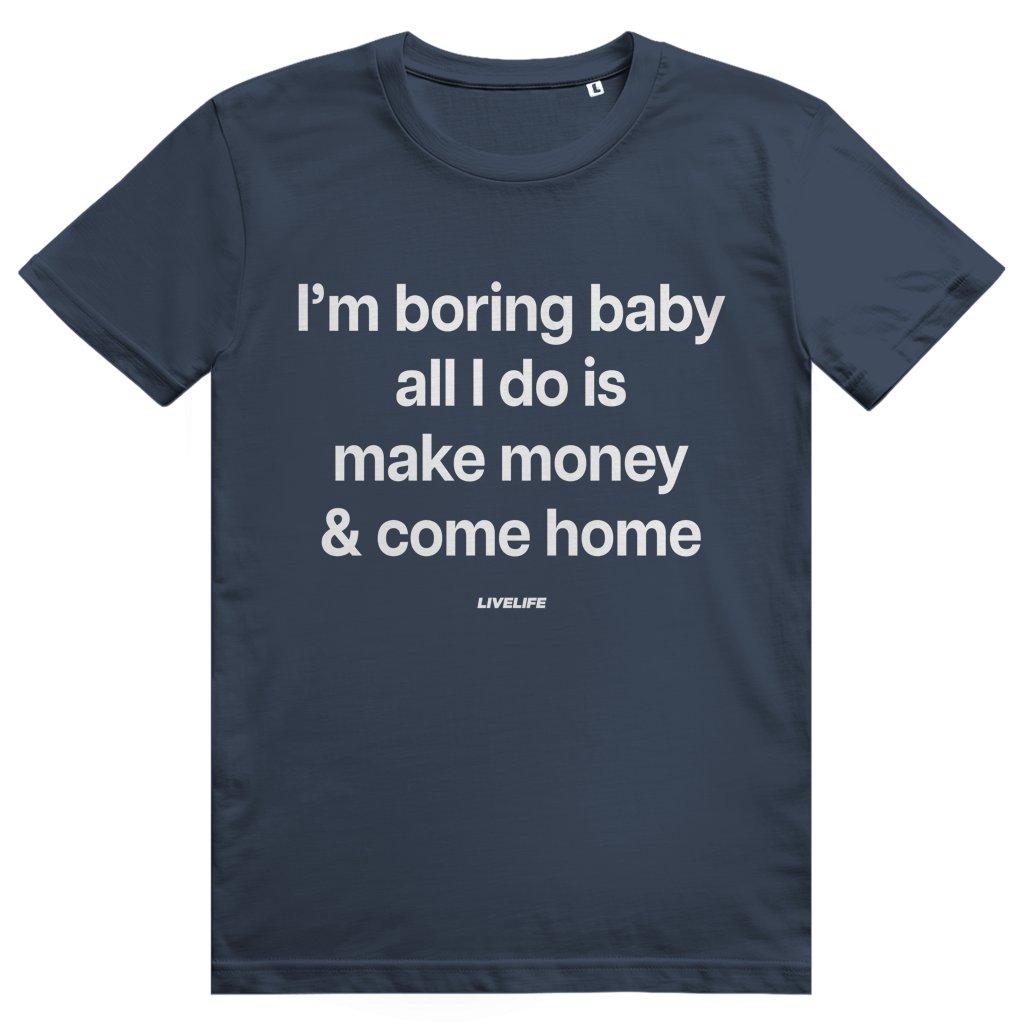 I'm Boring Baby - Charmantes Anti Hype Statement - Premium Bio Unisex T-Shirt