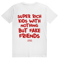Super Rich Kids - Lustiges Lifestyle Statement - Premium Bio Unisex (Rückendruck) T-Shirt