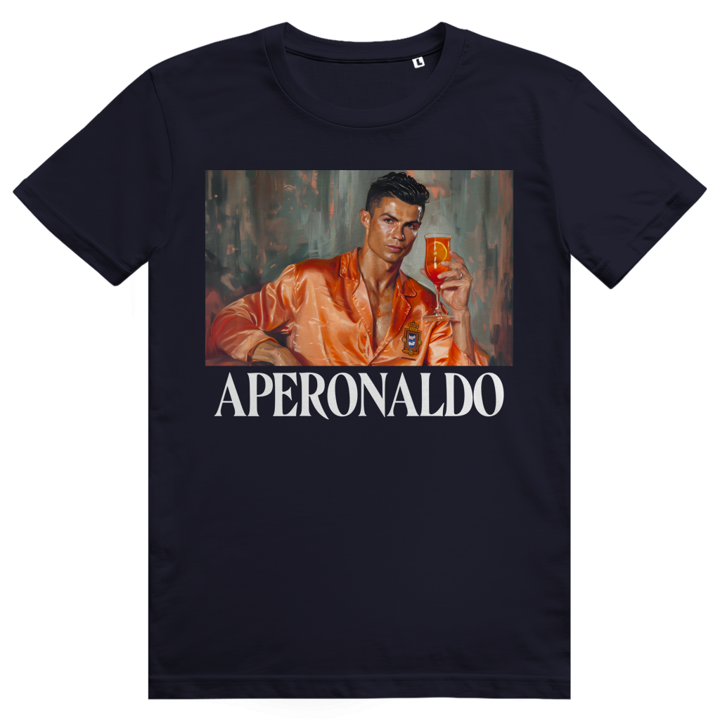 Aperonaldo - Aperol Spritz Fußball Meme - Premium Bio Unisex T-Shirt