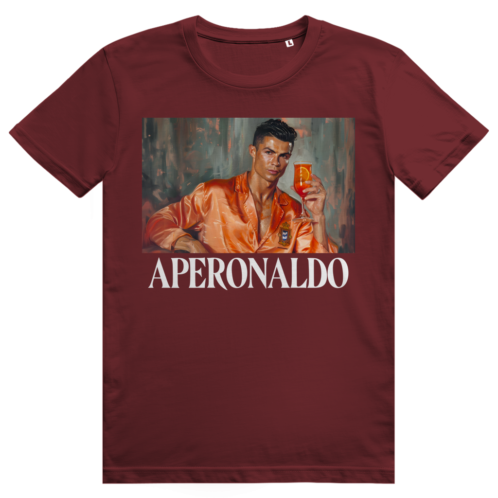 Aperonaldo - Aperol Spritz Fußball Meme - Premium Bio Unisex T-Shirt