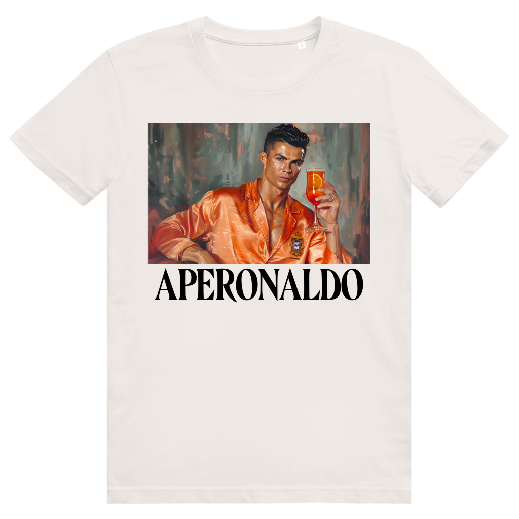 Aperonaldo - Aperol Spritz Fußball Meme - Premium Bio Unisex T-Shirt