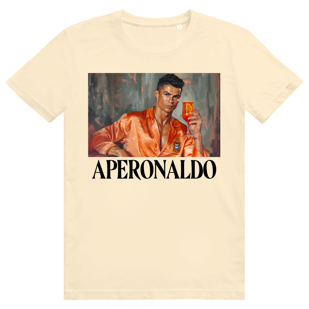Aperonaldo - Aperol Spritz Fußball Meme - Premium Bio Unisex T-Shirt