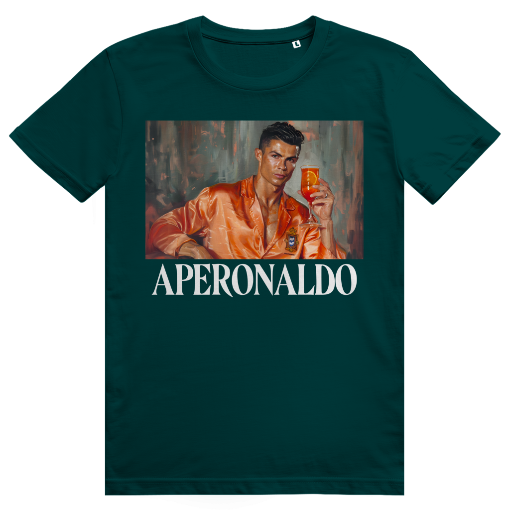 Aperonaldo - Aperol Spritz Fußball Meme - Premium Bio Unisex T-Shirt