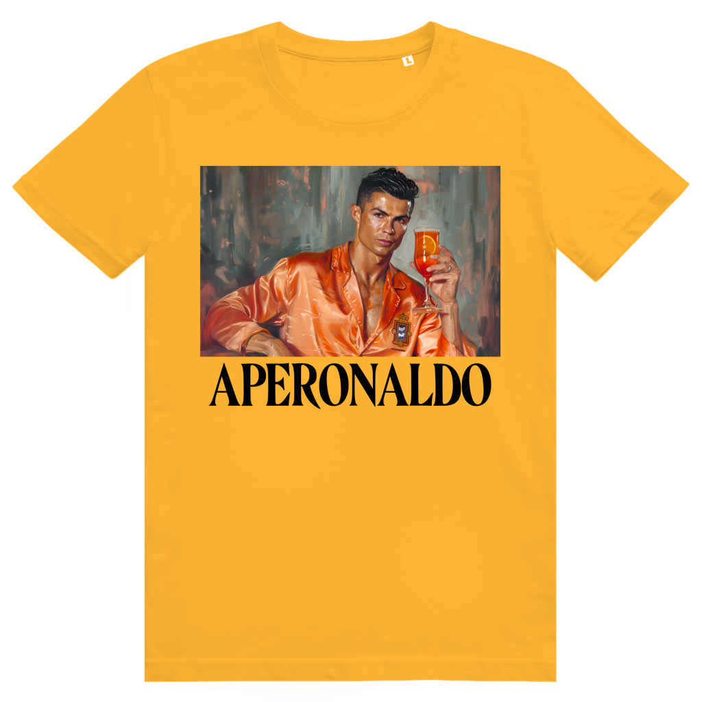 Aperonaldo - Aperol Spritz Fußball Meme - Premium Bio Unisex T-Shirt
