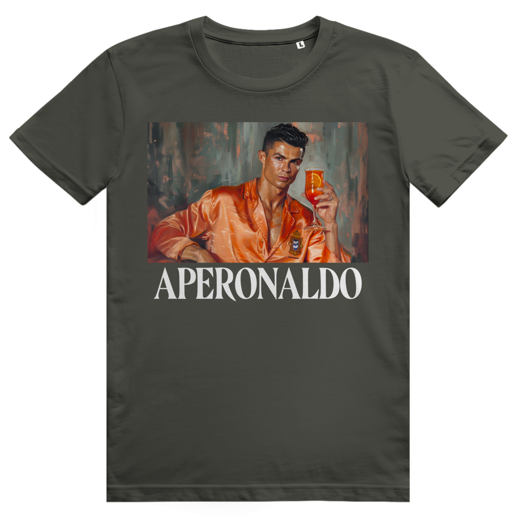 Aperonaldo - Aperol Spritz Fußball Meme - Premium Bio Unisex T-Shirt