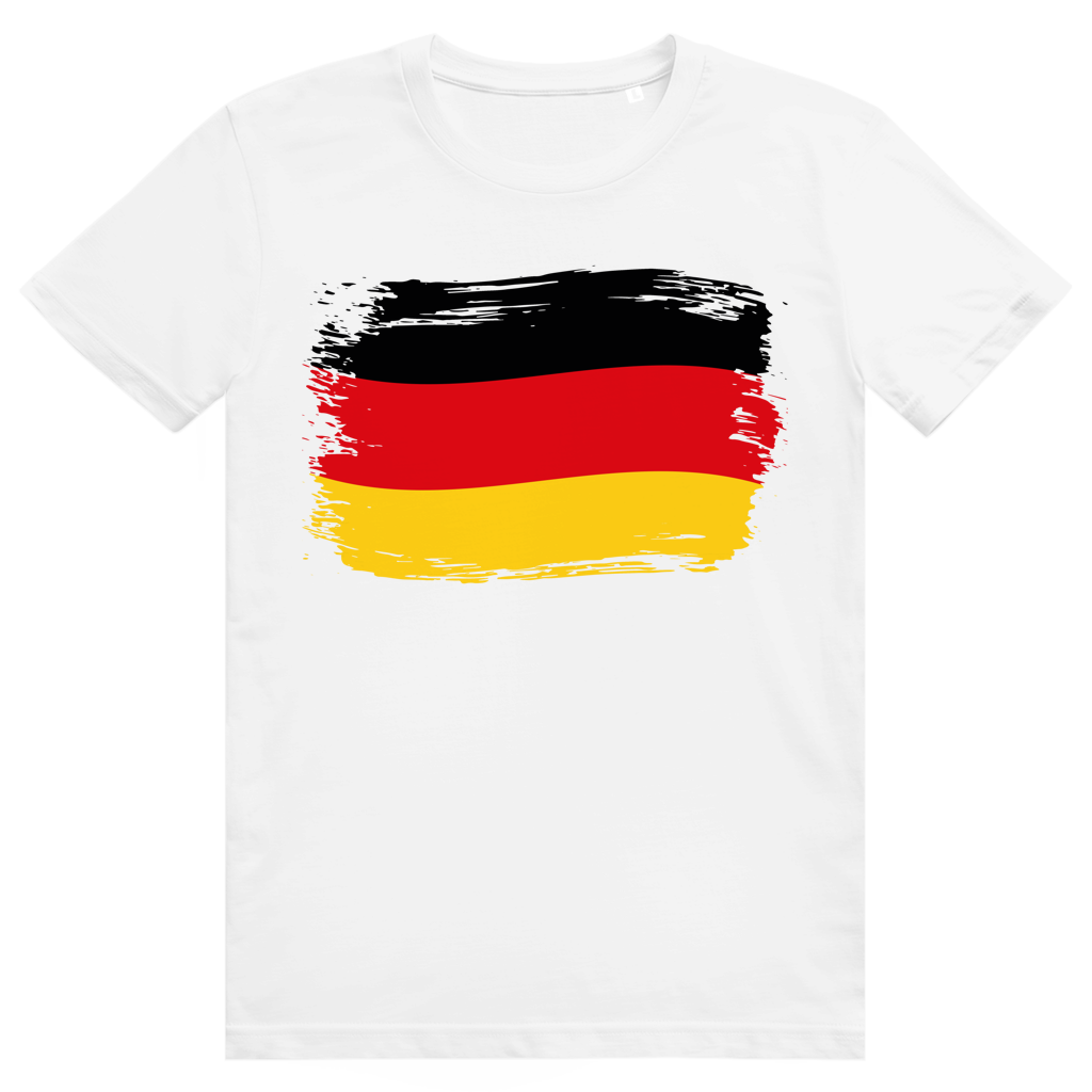 Deutschland Flaggen - Sauftrikot Deutschland Flaggen Print - Premium Bio Unisex T-Shirt