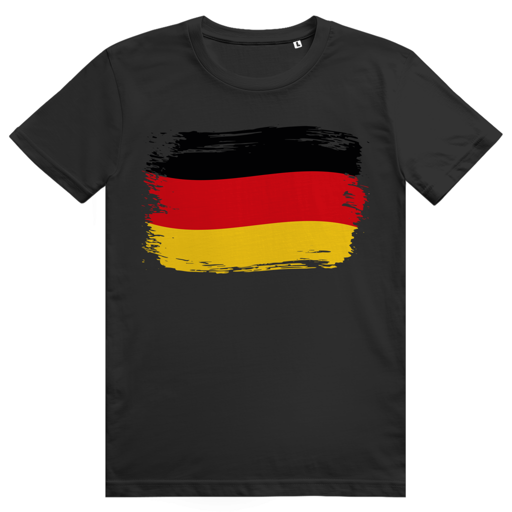 Deutschland Flaggen - Sauftrikot Deutschland Flaggen Print - Premium Bio Unisex T-Shirt