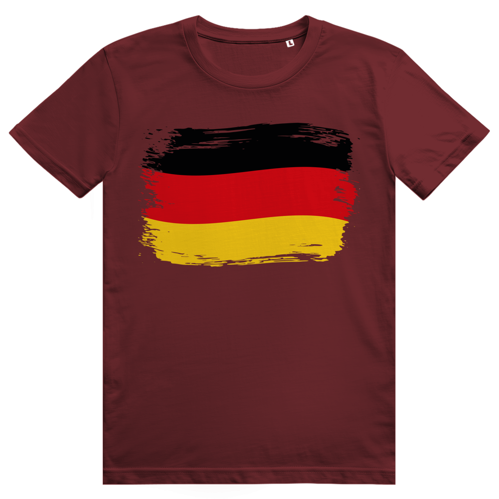 Deutschland Flaggen - Sauftrikot Deutschland Flaggen Print - Premium Bio Unisex T-Shirt