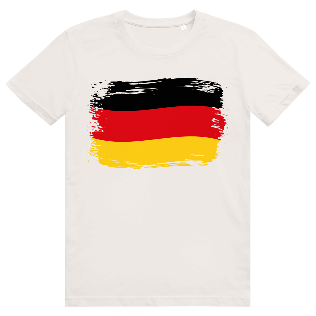 Deutschland Flaggen - Sauftrikot Deutschland Flaggen Print - Premium Bio Unisex T-Shirt