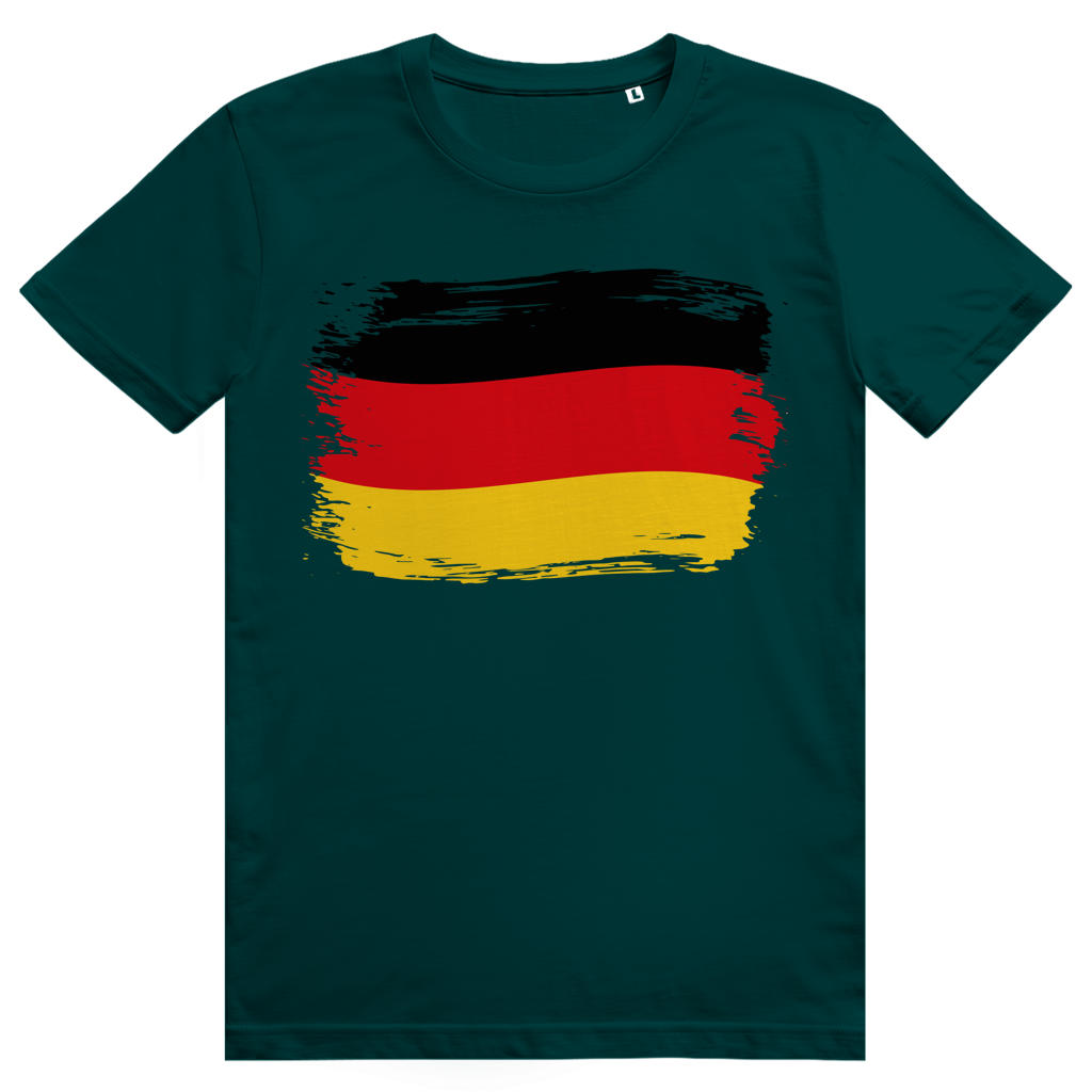Deutschland Flaggen - Sauftrikot Deutschland Flaggen Print - Premium Bio Unisex T-Shirt