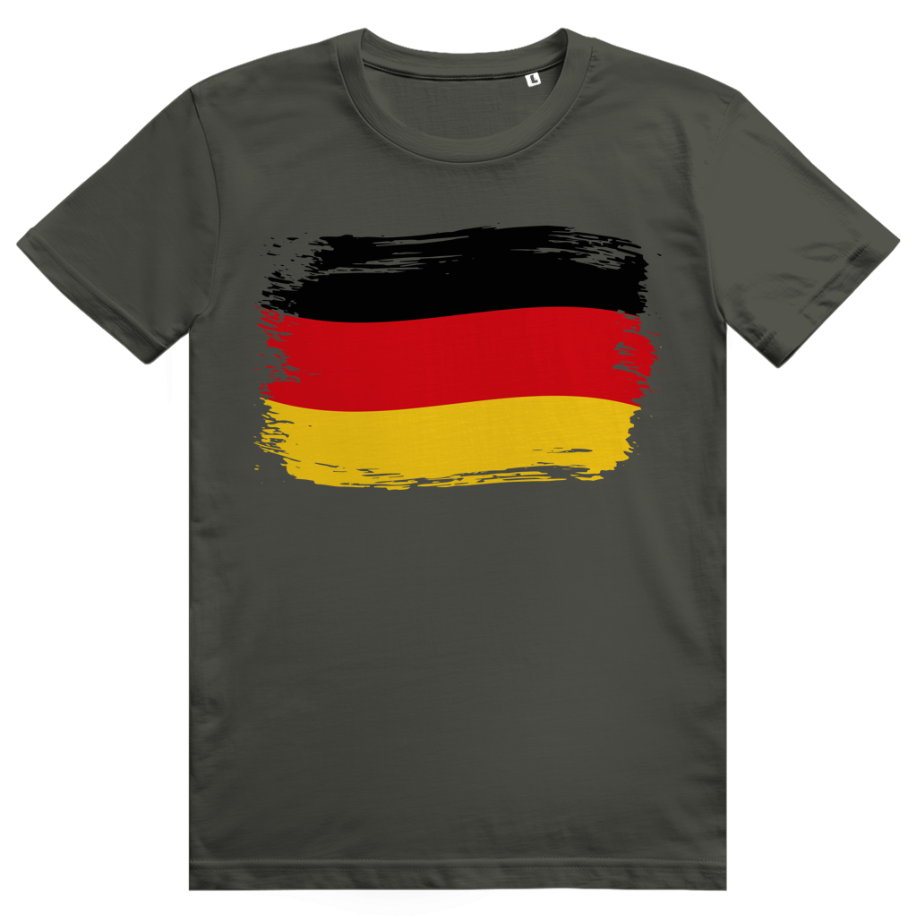 Deutschland Flaggen - Sauftrikot Deutschland Flaggen Print - Premium Bio Unisex T-Shirt