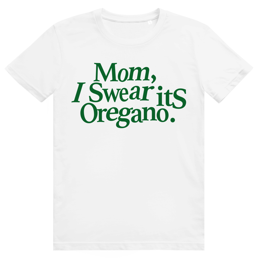 Mom I Swear Its Oregano - Lustiges Weed Meme Statement - Premium Bio Unisex T-Shirt