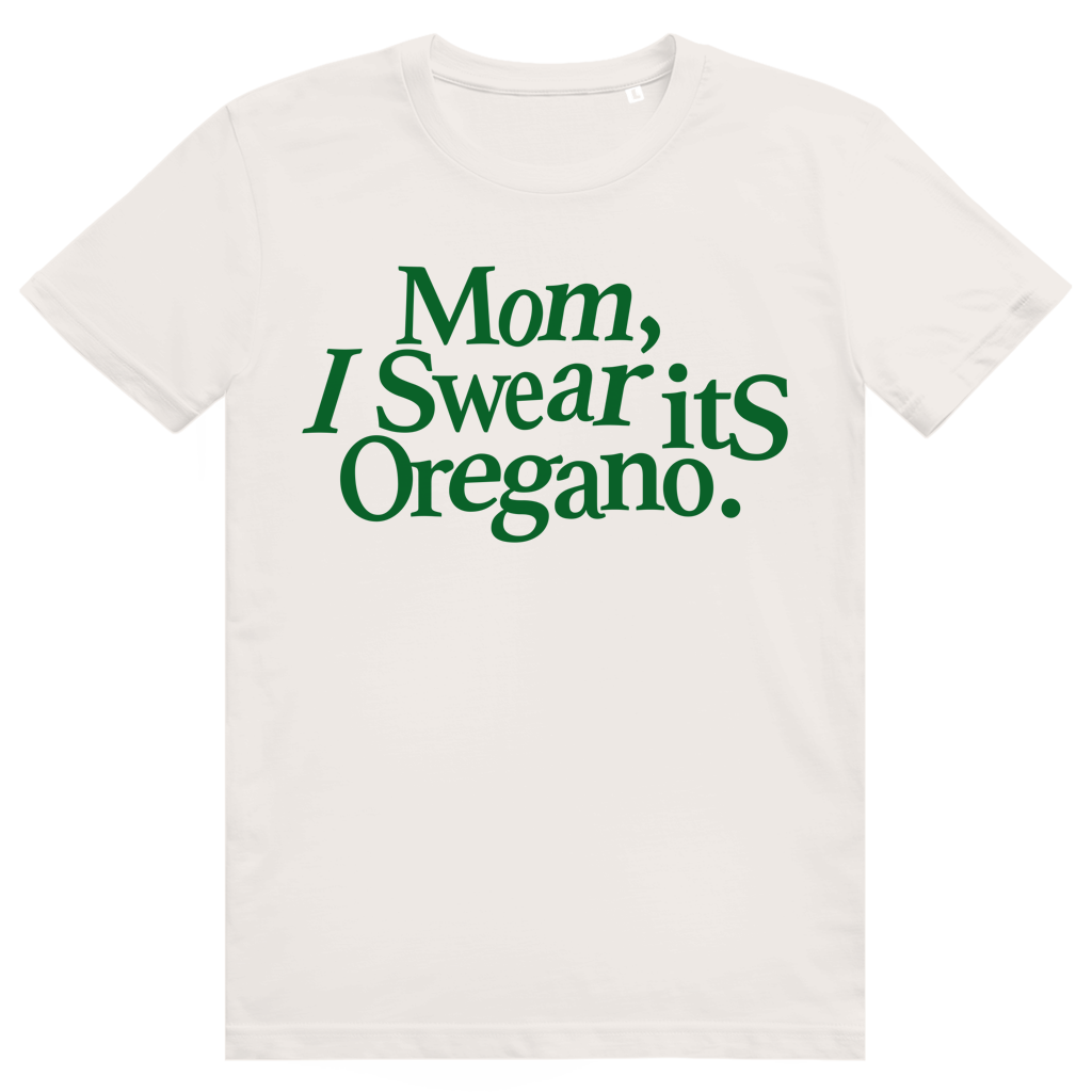 Mom I Swear Its Oregano - Lustiges Weed Meme Statement - Premium Bio Unisex T-Shirt